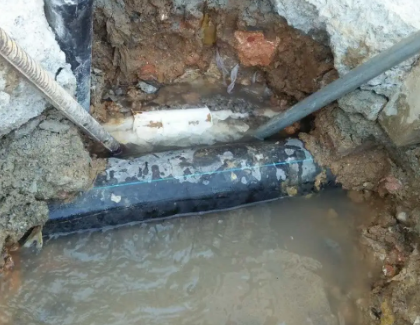 灵武测漏水之水管漏水